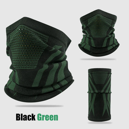 Windproof Warm Zebra Striped Face Mask/Scarf - Ideal for Motorcycle, Running, Skiing, Snowmobile - Winter Outdoor Protection