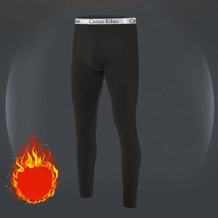 2025 New Men's Tight Sports Pants Slim Pants Autumn Winter Thermal Trousers Plush High Stretch Quick Drying Compression Trousers