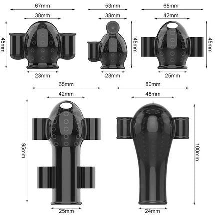 Delay Lasting Glans Trainer – Male Erection & Penis Trainer with Vibrator, Masturbation Sleeve for Enhancement, Sex Toys for Men