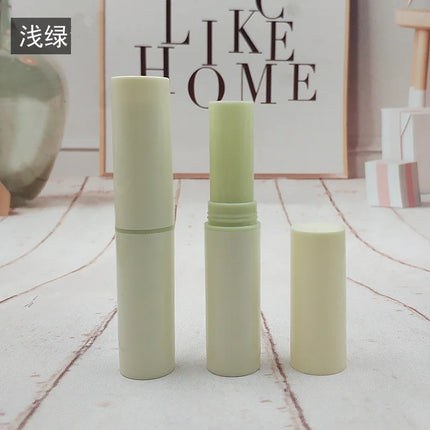 500PCS Colorful Reusable Empty Lip Balm Tube DIY Lipstick Lip Wax Tube Lip Gloss Container With Cap For Girls