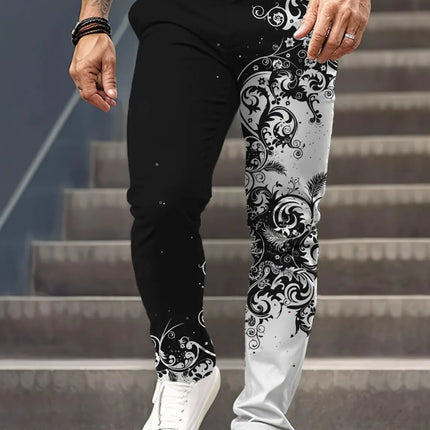 2025 Men's Fashionable Casual Pants Adopt High-Quality Fabrics, Diverse Design Styles and Color Combinations