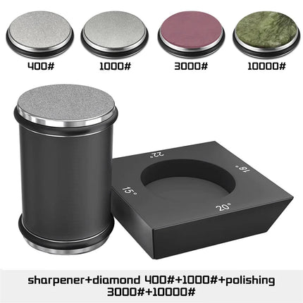 Niiruo 4 Angles Rolling Knife Sharpener Kit For Straight Edge Roller Knife Sharpening With Industry Diamonds Whetstone Knife Set