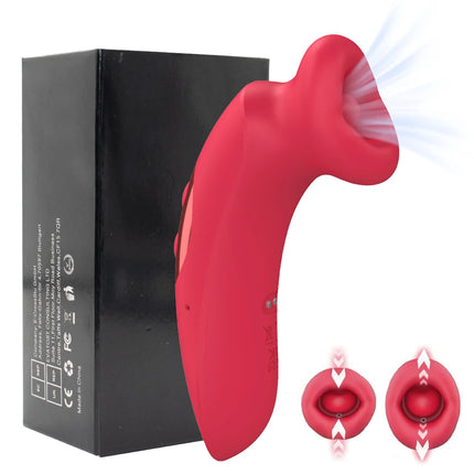 Mouth Sucking Vibrator 10 Tongue Licking Rose Toy Anal Clit Nipple Stimulator Female Couples Sex Toys for Women Adult Sex Games