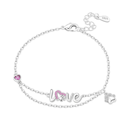 Original 925 Sterling Silver Butterfly Bracelet Zirconia Tennis Ball Women Fashion Simple Engagement Wedding Charm Jewelry Gift