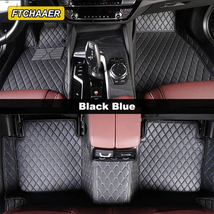 Custom Car Floor Mats For VW Polo Polo-Plus Polo-GTI Auto Carpets Foot Coche Accessorie