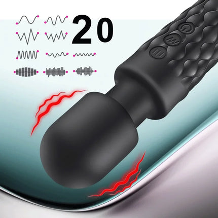 Strong Shock AV Vibrator Female Private Massage Stick Multifunctional Personal Adult Pleasure Toy