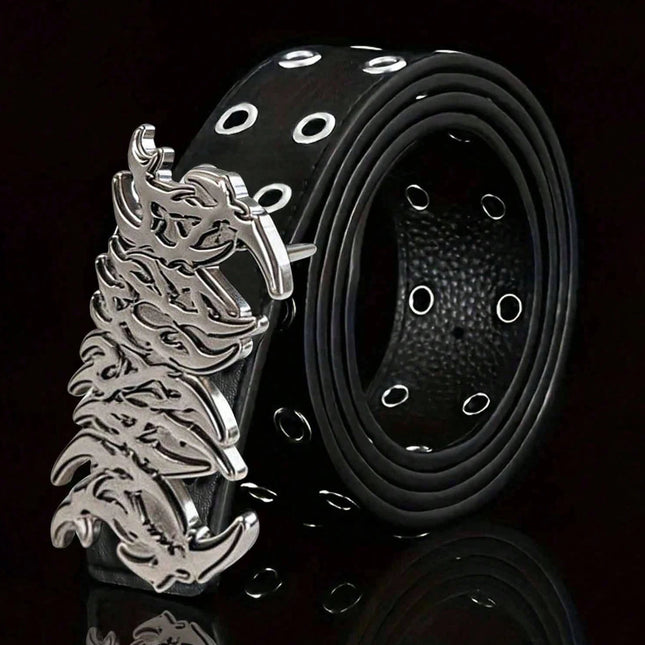 New Stylish Y2K Hollow Fashion Punk Belt，Trendy Accessory For Ideal Gifts，Versatile for Jeans, Dress & Casual Wear，For Men Women