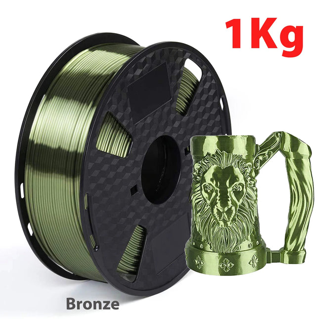 250gx4 Silk gold PLA 3D Filament Wire 1.75mm 3D Printer Material 250g,500g,1kg 3D Print Refills, Filament wire Vacuum Packaging