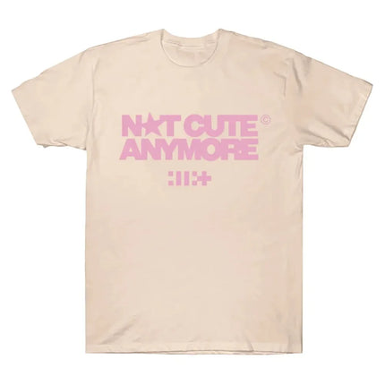 ILLIT Not Cute Anymore Album T Shirts ILLIT Girl Band T-shirt Korean Fashion Summer Women Men Fashion Harajuku Kawaii T-shirt