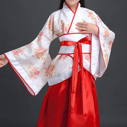 Autumn Two-piece Set Kids Hanfu Cosplay Tang Girl Suit Dance Costume Baby Outfits Ancient Girls Clothing Hanfu Children Suits