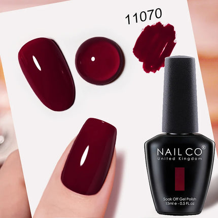 NAILCO Gel Nail Polish 15ml Hema TPO Free Nail Art Vernis Semi Permanent UV Gel Polish Nail Manicure Nail Varnish Ongle Top Coat