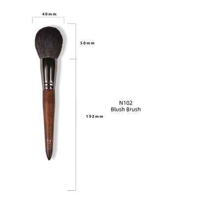 Goat Hair Makeup Brushes Set: Eyeshadow Brush, Foundation Loose Powder Brush, Blush Brush,Comestic Beauty Tools Preminum Quality