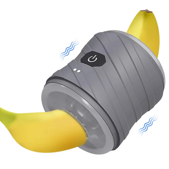 Open-ended Automatic Male Masturbator Vibration Man Masturbation Cup Simulation Blowjob Machine Adult Goods Sex Toy for Men