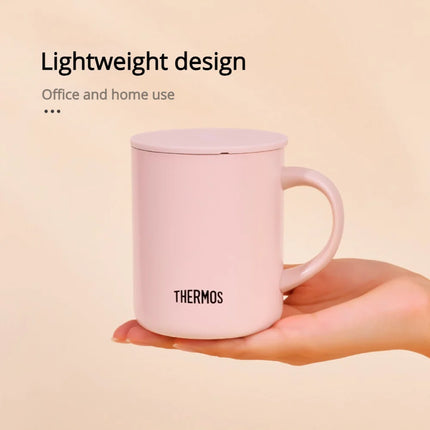THERMOS Mug 450ml Handle Mug, Keep Cold & Keep Hot Stainless Steel Thermos, Leakproof Coffee Mug & Milk Cup for Office,BPA Free