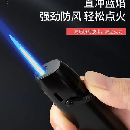 NEW Creative Outdoor Windproof Metal Pink Flame Lighter Arm Ignition Spray Butane Gas Lighter Fashionable Smoking Gift (No Gas)