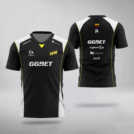 Navi 2025 CS2 E-sports Team Uniform Jersey CS:GO Professional League Training Uniform S1mple Aleksib Fans Gift Custom T Shirts