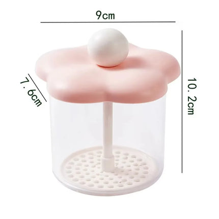 Easy to Use Handheld Foam Maker Reusable Cute Flowers Bubble Machine Portable Foamer Tool
