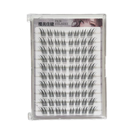 Glue-free Korean Style False Eyelashes Girl Group Fashion Eyelash Extension Natural Manga Segemented DIY Lashes Large Capacity