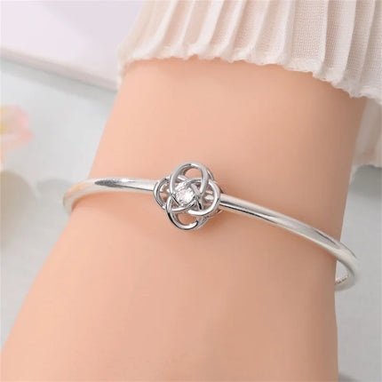 Original 925 Sterling Silver Charms Beads Cute Mushroom Unicorn Love Wings Pearl Charm for Bracelet Pendant Woman Girl Jewelry