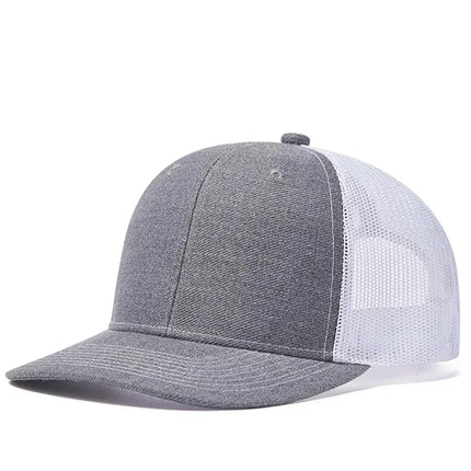 Summer Unisex Slight Curved Brim Trucker Hat Hot Sale Breathable Casual Cap for Men Women Outdoor Daily Wear