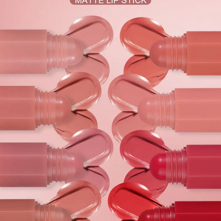 Matte Lipstick Is Easy to Apply, Does Not Come Off, Is Waterproof, Sweat-Proof, Does Not Stick to Cups, Is Delicate and Long-Lasting, and Is Versatile for Everyday Use