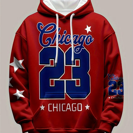 European and American new men's autumn training letter print soft and comfortable hooded sweatshirt outdoor sports top