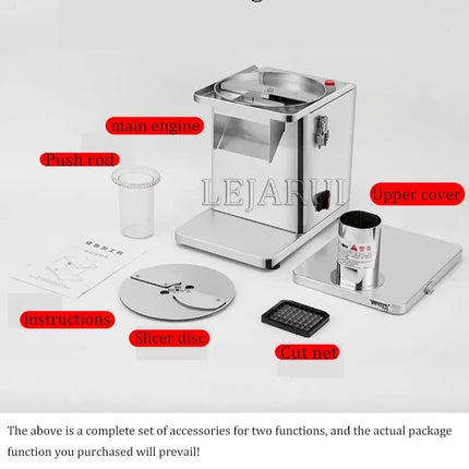 Electric Dicing Machine 220V Commercial Carrot Vegetable Diced Cut Pellets Automatic Potato Slicing  Cutter Machine