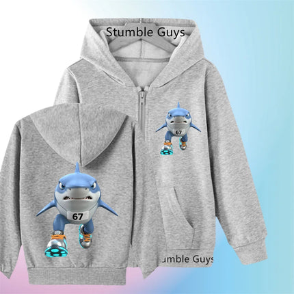 Hot Six Seven Zip Up Hoodies Children's Funny 67 Brainrot Sweatshirts Clothes Kid Girl Boy Zipper Hoody Baby Casual Fashion Tops