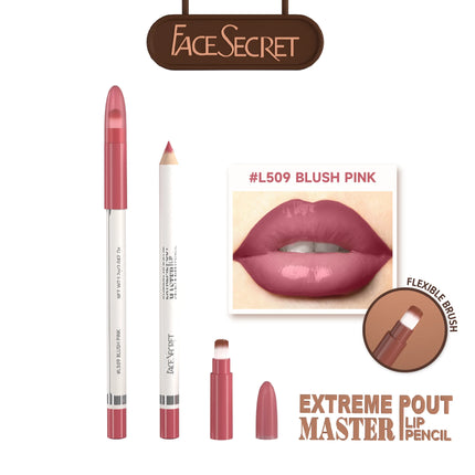 15 Color Matte Lip Liner Pen With Brush, Long Lasting Waterproof Velvet Matte Pencils - Smooth Application Makeup Kit Lip Makeup