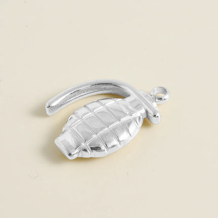 5pcs Kawaii Charm Flower Star Crab Stainless Steel Pendants For Jewelry Making Supplies Assorted Mini Charms In Bulk DIY Finding