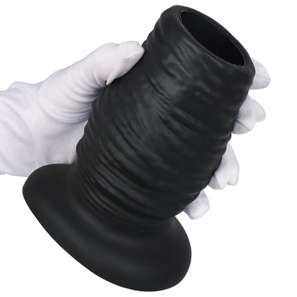 Hollow Big Anal Plug Vaginal Speculum Silicone Fisting Huge Butt Plug Ass Dilator Anal Enema Flushing Gay Sex Toy For Men Women