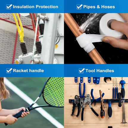 Self-Fusing Silicone Tape Waterproof Leaks Stop Repair Electrical Plumbing Insulation Tape Automotive Pipe Hose Bonding Tapes