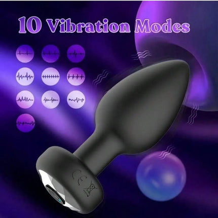 Anal Plug Adult Sex Toy And Games For Men Women,Wireless Remote Control 10 Frequency Vibration,Small Butt Plug For Female Male Prostate Massage Vibrating Anal Sex Toys For Men And Couple