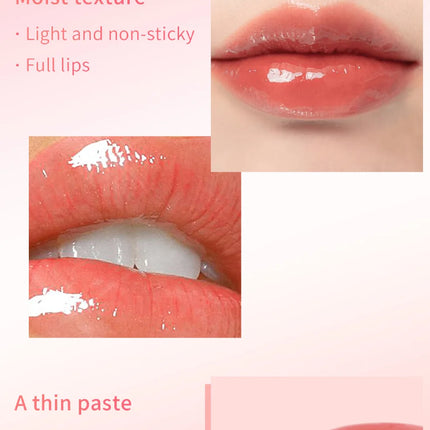 Hellokiss Lip Glow Oil 8ml Glossy Lip Oil Moisturizing Lip Glaze Transparent Lip Balm  Lip Stick Cherry