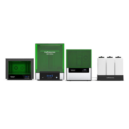 UniFormation GK3 Ultra LCD Printer0.3'' LCD Photocuring Resin 3d model making Printer with Build-in Heating System & Odor Filter