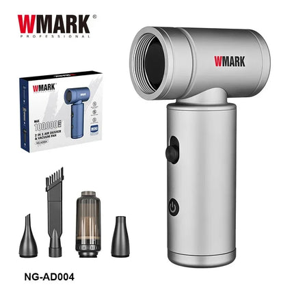 WMARK Vacuum Cleaner Professional Metal Air Duster 100000RPM Brushless Hair Care Appliance 2 IN 1 Adjustable Vacuum Fan NG-AD004