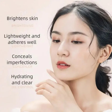 Oil Control Waterproof Long Lasting BB Cream Foundation Concealer Brightening Moisturizing Face Makeup Base Liquid