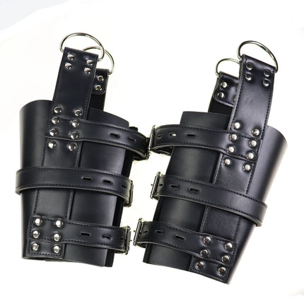 High-end PU Leather BDSM Bondage Suspension Cuffs Foot Binders Suspension Slave Fetishism Adult Sex Toy Men Women