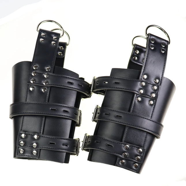 High-End PU Leather BDSM Bondage Suspension Cuffs Foot Binders Suspension Slave Fetishism Adult Sex Toy Men Women