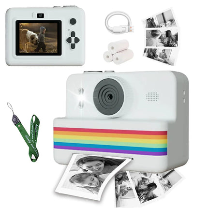 Insant Printer Camera For Photography Mini Printer Portable Thermal Instant Print Photo Digital Camera 2.8inch HD Video Toy Gift
