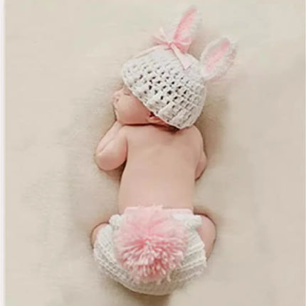 0-3M Baby Shooting Clothes Rabbit Style Photography Props Newborn Baby Photography Clothing Newborn Babies Accessories