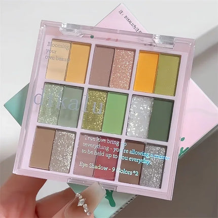 18Color Eyeshadow Palette Gliter for Eyes Shadow Palette Long Lasting Korean Eye MakeUp Eyeshadow Palette Cosmetics Eye Shadow