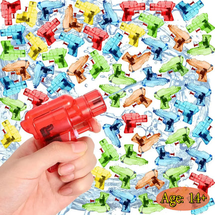 50/100 Pcs Bulk Water Gun for Kids Mini Colorful Summer Squirt Shooter Gun Swimming Pool Beach Water Fighting Watergun for Kids