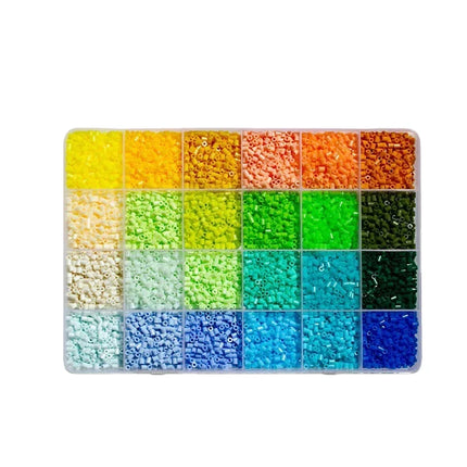 2.6mm 8400pcs Perler Beads Fuse Hama Beads for Diy Handmade Gift Home Decoration Jigsaw Puzzle