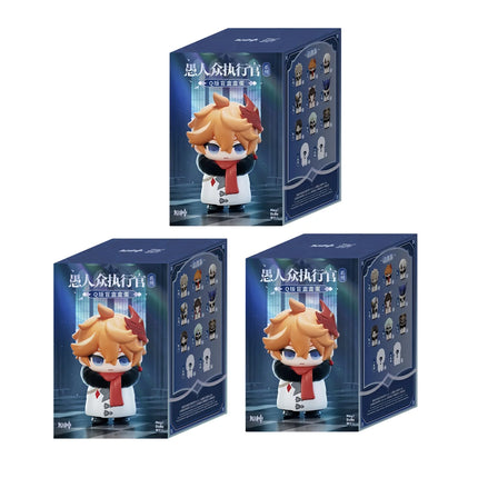 New Genuine Stock Genshin Impact Fatui Harbinger Series Trendy Blind Box Toys Q Version Model Decoration Birthday Surprise Gifts