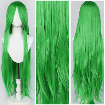 Long Straight Cosplay Wig 100CM Multiple Colors Pink Blonde Black Anime Costume Wig Universal Synthetic Cos Wig Daily Party Wig