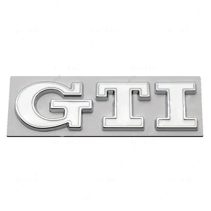 Metal GTI Logo Car Rear Trunk Emblem Side Sticker for Volkswagen VW Golf 4 5 6 7 8 Polo Jetta Tiguan Passat T-Roc MK2 MK5 MK7
