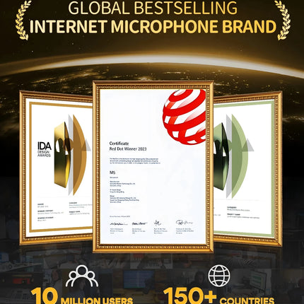 maono Wave T1 mini Wireless Lavalier Microphone Mini Lapel Mic for iPhone Android PC AI Noise Cancellation for Video Recording