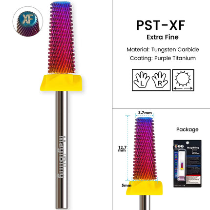 Tapered Barrel Nail Drill Bits Carbide Nails Grinding Head Milling Cutter 4XC Hard Soft Gel Removal Polishing DIY Tools