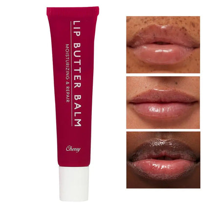 Lip Butter Balm Moisturizing Crystal Lip Balm Oil Jelly Lipgloss Liquid Lipstick Lip Tinted Brown Sugar Cherry Pink Lips Makeup